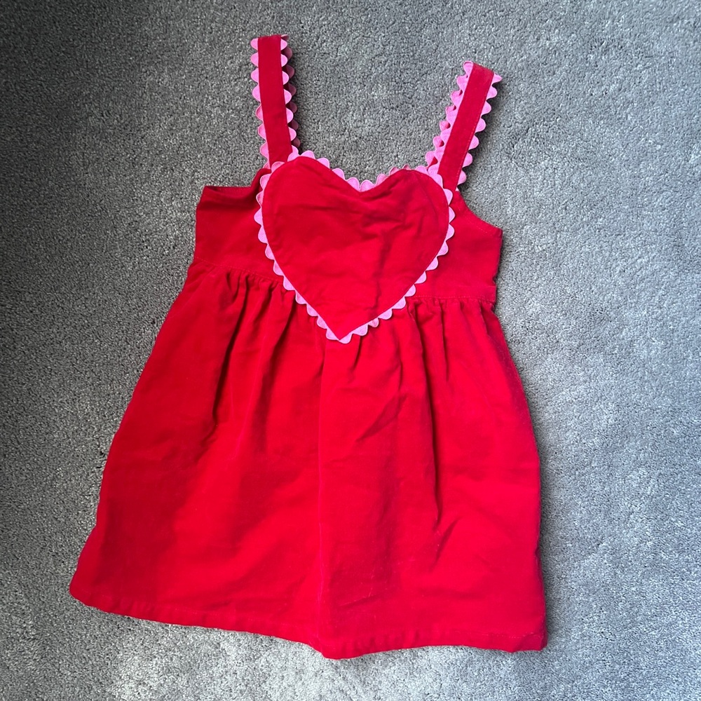 Gymboree Red Dress with Heart Design